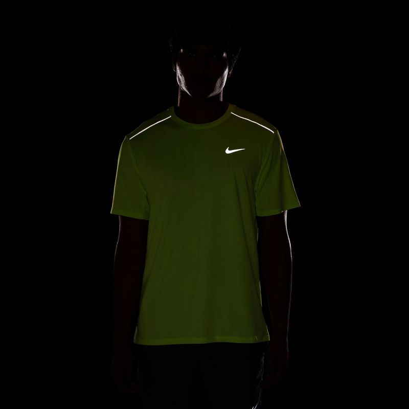 Koszulka do biegania męska Nike Miler Dri-Fit UV light lemon twist 4