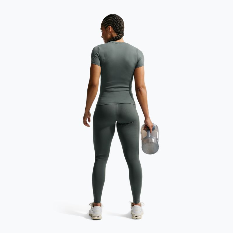 Legginsy damskie Nike One Seamless Front High-Waisted camo green/white 3