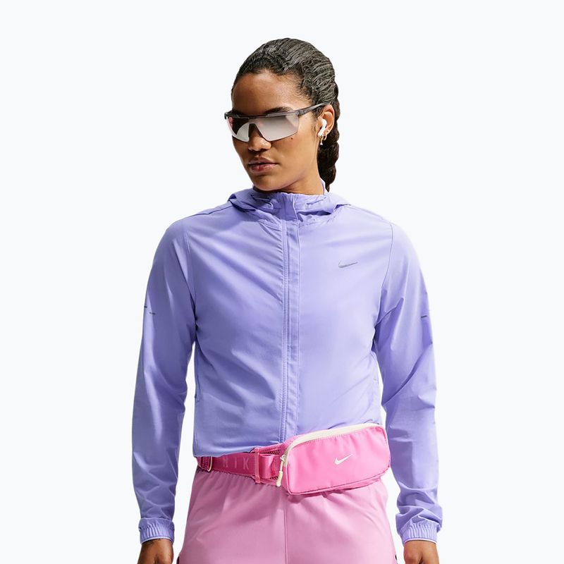 Kurtka do biegania damska Nike Swift Repel Packable purple pulse