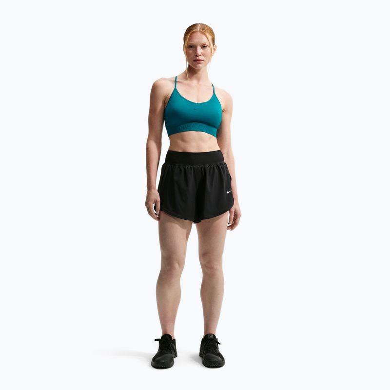 Biustonosz treningowy damski Nike Pro Seamless Light Support Sports Bra bright spruce 2
