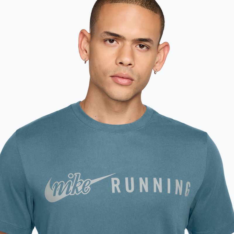 Koszulka do biegania męska Nike Dri-Fit Running T-Shirt smokey blue 3