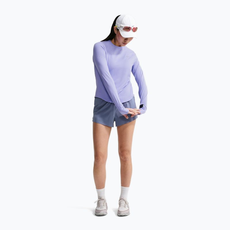 Longsleeve do biegania damski Nike Swift Dri-FIT UV LS purple pulse 2