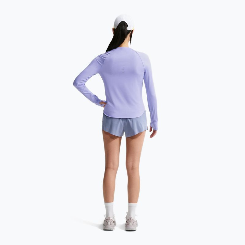 Longsleeve do biegania damski Nike Swift Dri-FIT UV LS purple pulse 3