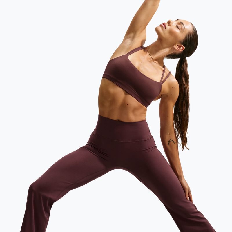 Legginsy treningowe damskie Nike Zenvy mystic dates/white 4