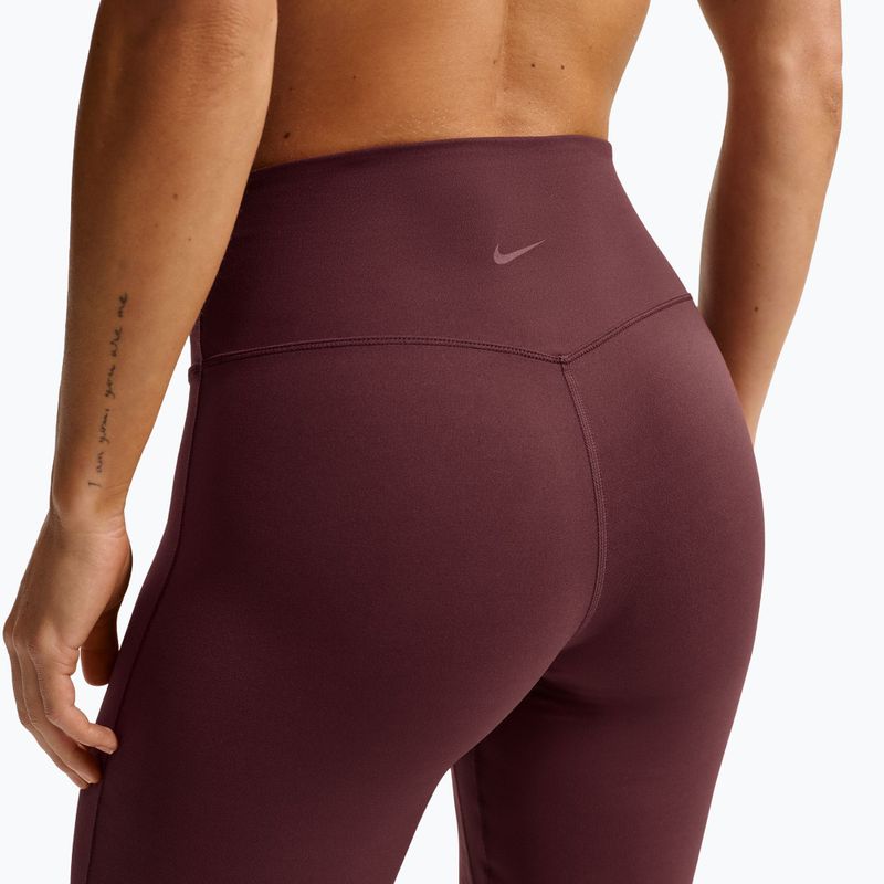 Legginsy treningowe damskie Nike Zenvy mystic dates/white 5