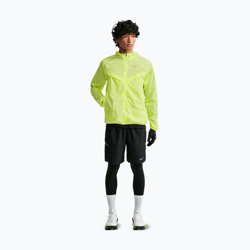 Kurtka do biegania męska Nike Stride Repel UV light lemon twist 2