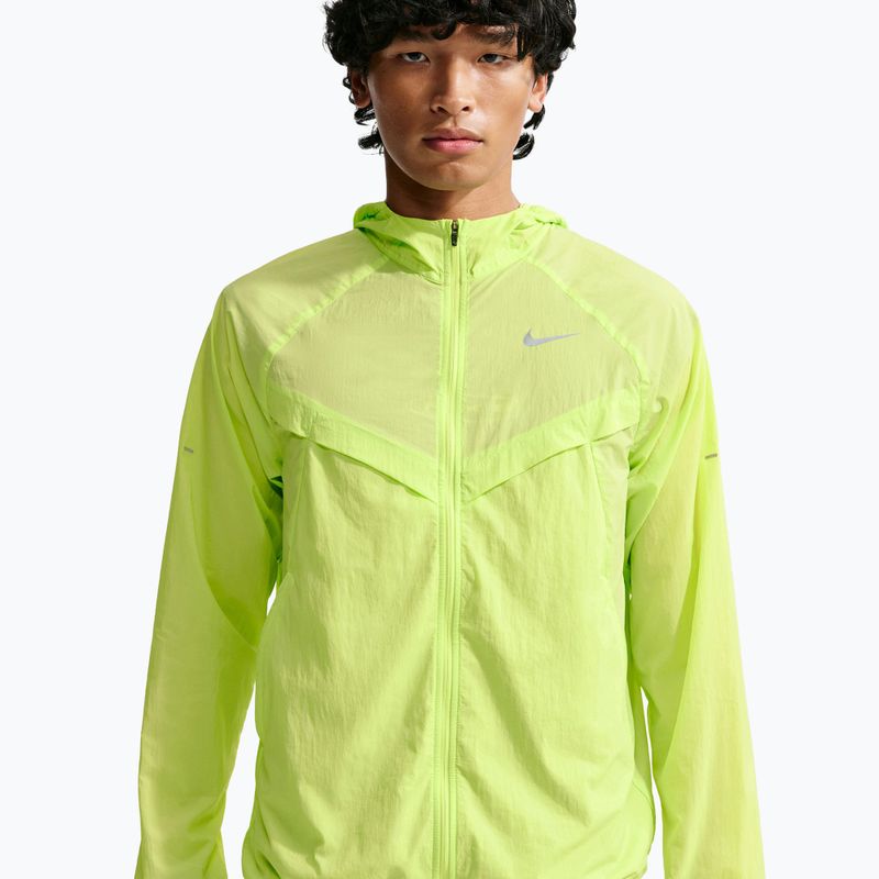 Kurtka do biegania męska Nike Stride Repel UV light lemon twist 4