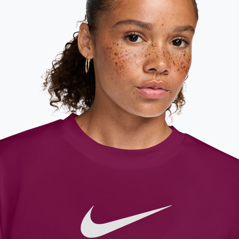 Koszulka treningowa damska Nike Pro Dri-Fit Loose true berry/white 3