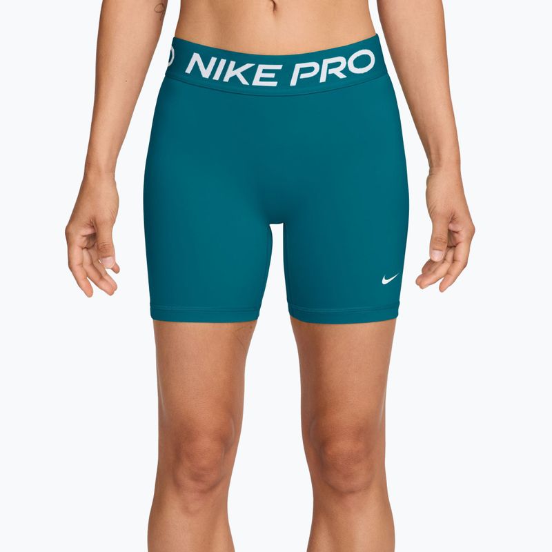 Spodenki damskie Nike Pro 365 bright spruce/white
