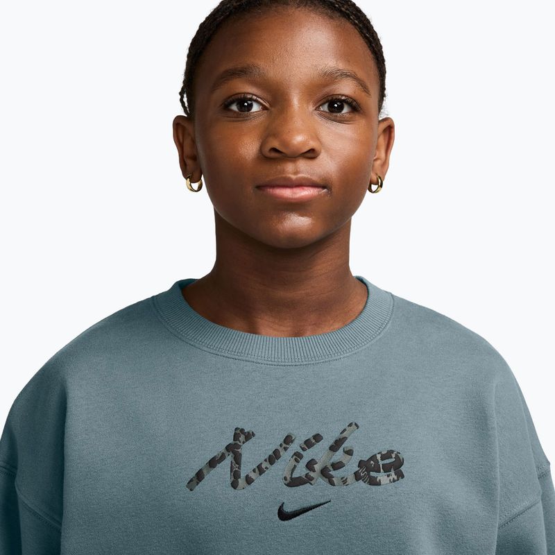 Bluza dziecięca Nike Sportswear Studio mineral slate 3