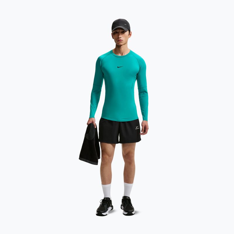 Longsleeve treningowy męski Nike Pro Dri-Fit Tight Fitness energy/black 2
