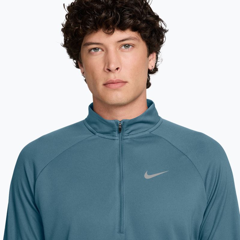 Bluza do biegania męska Nike Miler Dri-Fit UV 1/2 Zip smokey blue 3