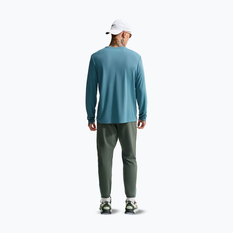 Longsleeve do biegania męski Nike Miler Dri-Fit UV smokey blue 3