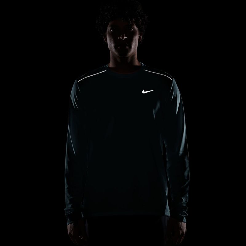Longsleeve do biegania męski Nike Miler Dri-Fit UV smokey blue 7