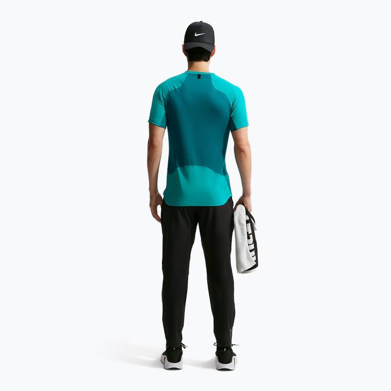 Koszulka treningowa męska Nike Pro Training Dri-Fit energy/bright spruce/bright spruce 3