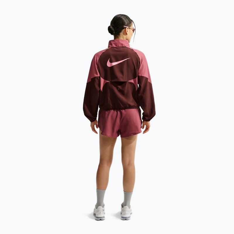 Kurtka do biegania damska Nike Tempo mystic dates/pink smoke/rust pink/peony 3