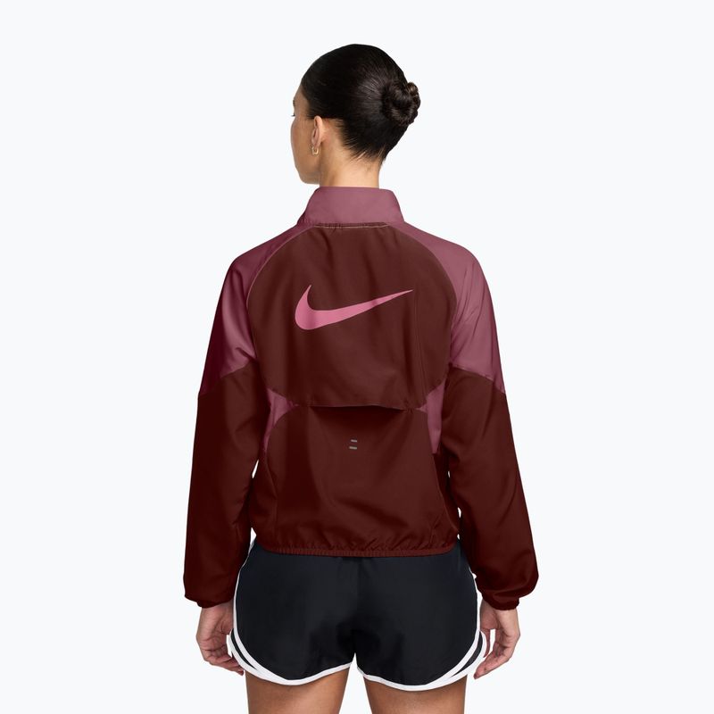 Kurtka do biegania damska Nike Tempo mystic dates/pink smoke/rust pink/peony 4