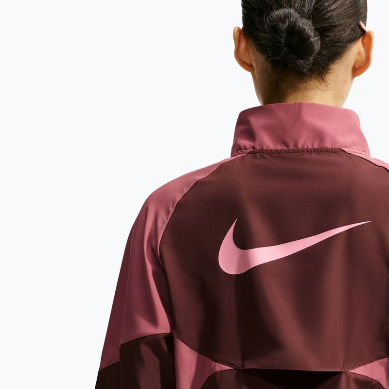 Kurtka do biegania damska Nike Tempo mystic dates/pink smoke/rust pink/peony 7