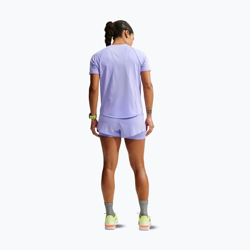 Spodenki do biegania damskie Nike Swift Mid-Rise 2in1 purple pulse 3