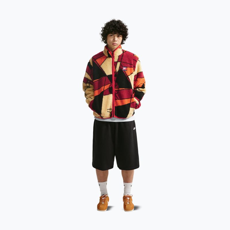 Kurtka męska Nike Club Winterized Full-Zip university red/soft yellow/black 2