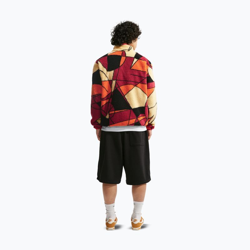 Kurtka męska Nike Club Winterized Full-Zip university red/soft yellow/black 3