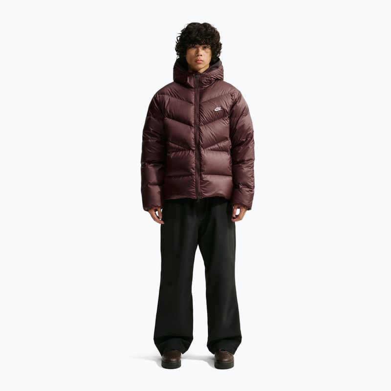 Kurtka puchowa męska Nike Windrunner light chocolate/light chocolate/white 2