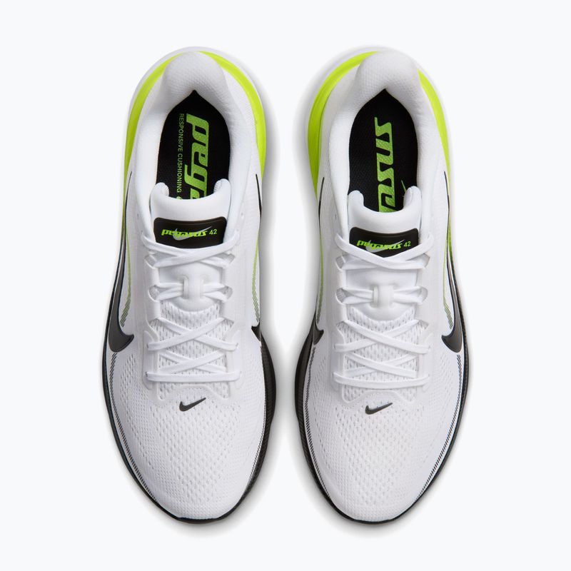 Buty do biegania męskie Nike Pegasus 42 white/lemon venom/white/black 4