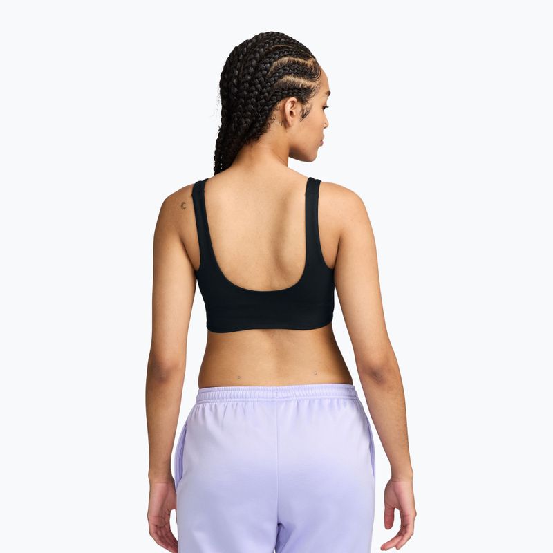 Biustonosz treningowy damski Nike One black/white 2