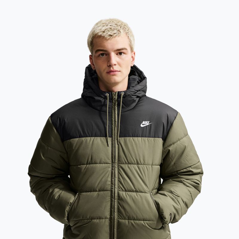 Kurtka ocieplana męska Nike Sportswear PrimaLoft® medium olive/black/white 4