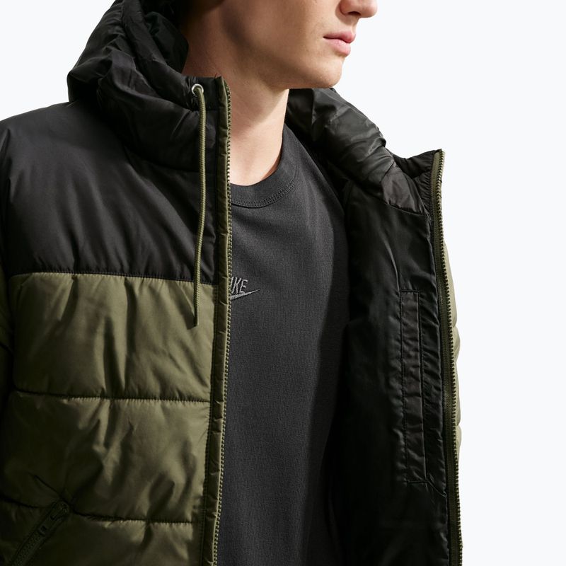 Kurtka ocieplana męska Nike Sportswear PrimaLoft® medium olive/black/white 7