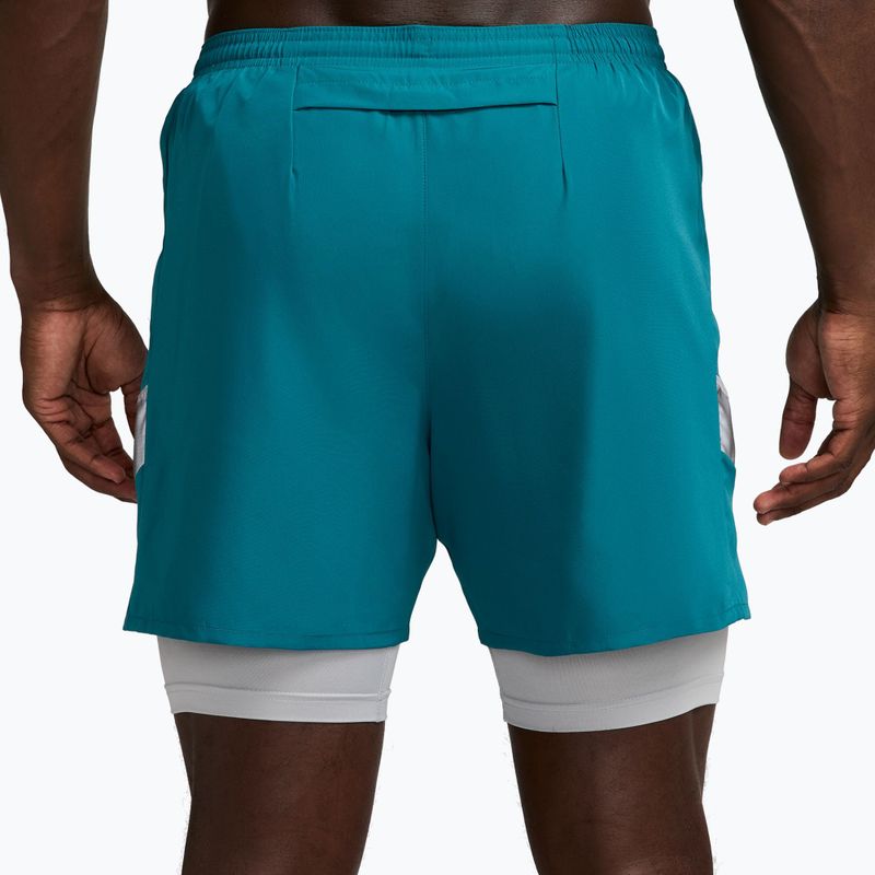 Spodenki do biegania męskie Nike Miler Dri-Fit 2in1 5" bright spruce 2