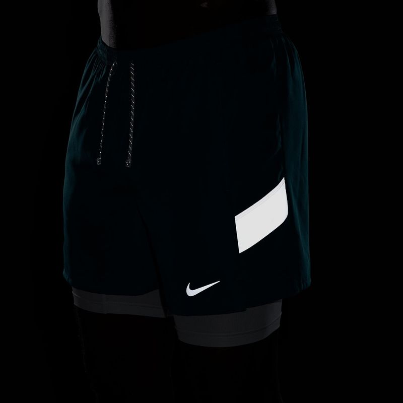 Spodenki do biegania męskie Nike Miler Dri-Fit 2in1 5" bright spruce 5