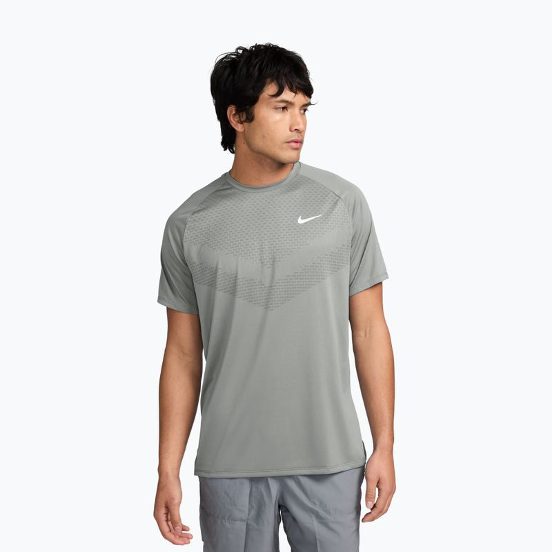 Koszulka do biegania męska Nike Stride grey fog