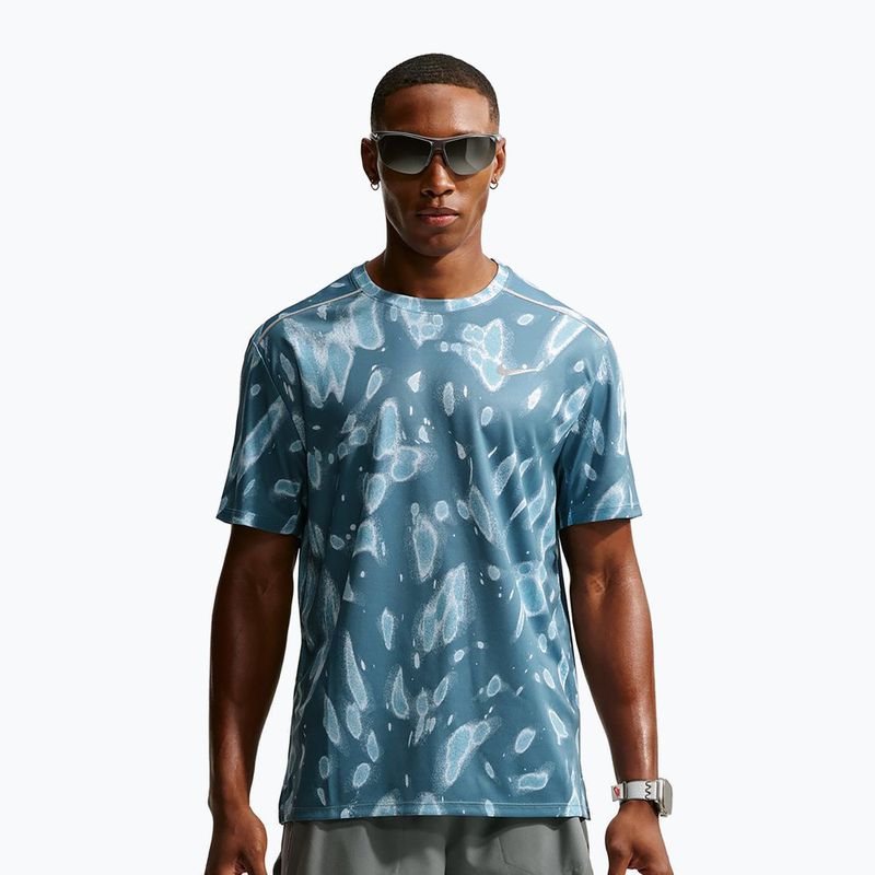 Koszulka do biegania męska Nike Miler Dri-Fit UV smokey blue