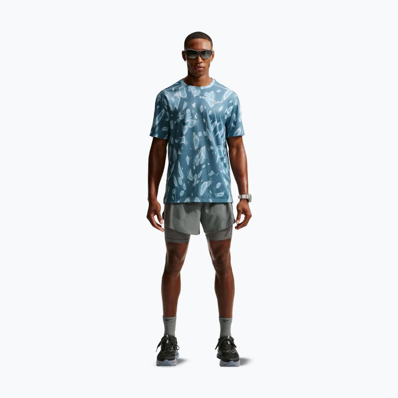 Koszulka do biegania męska Nike Miler Dri-Fit UV smokey blue 2
