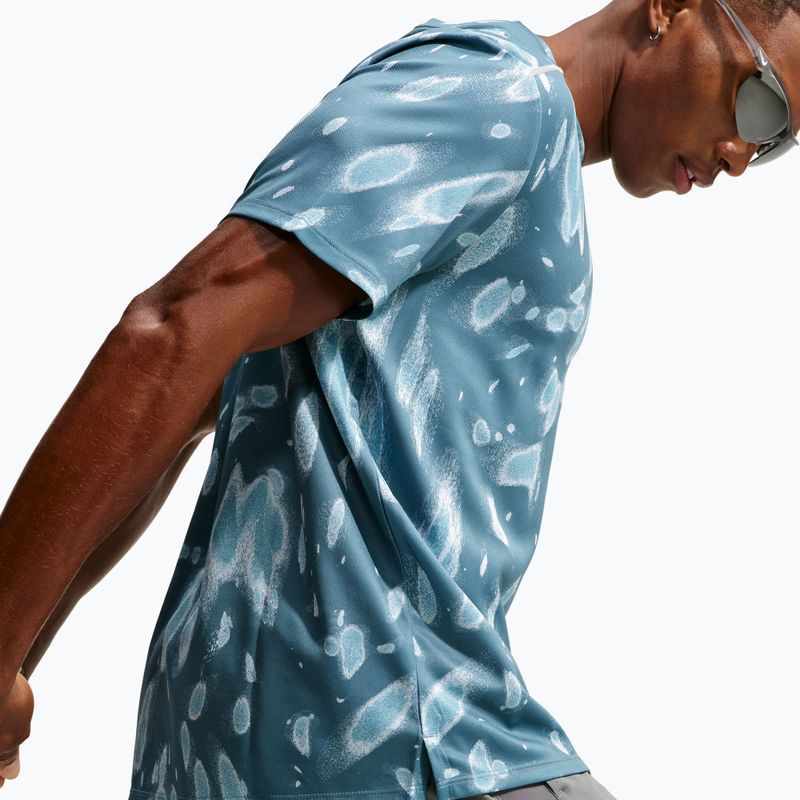 Koszulka do biegania męska Nike Miler Dri-Fit UV smokey blue 5
