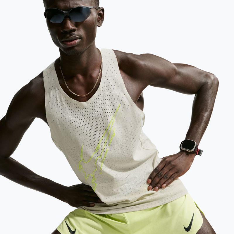 Koszulka do biegania męska Nike AeroSwift Light Bone 3