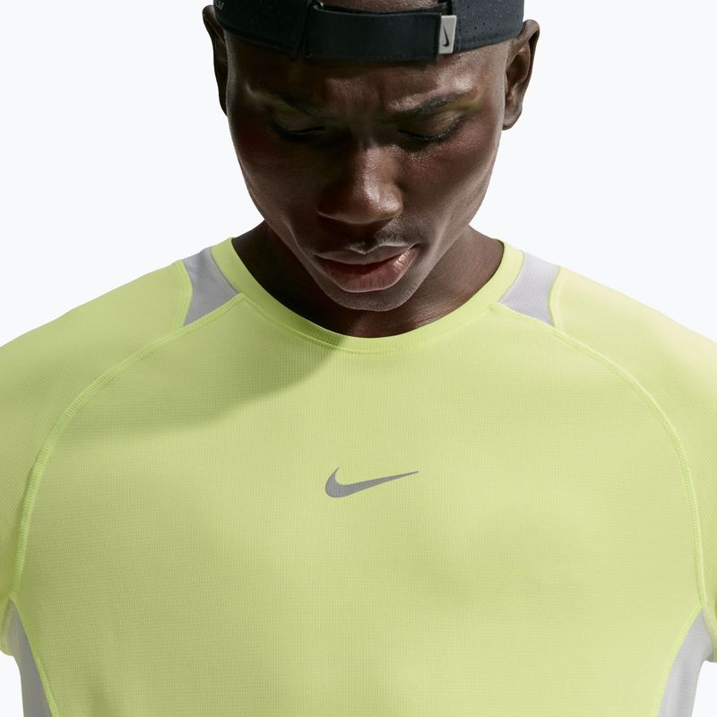 Longsleeve do biegania męski Nike Stride light lemon twist/grey fog 5