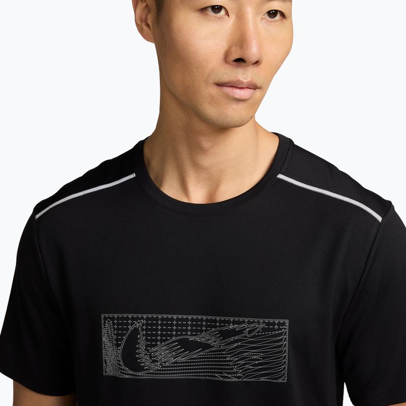Koszulka do biegania męska Nike Miler black 3