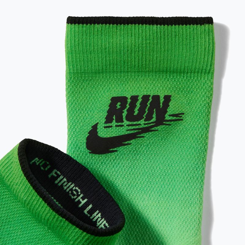 Skarpety Nike Run Midweight illusion green/black 2