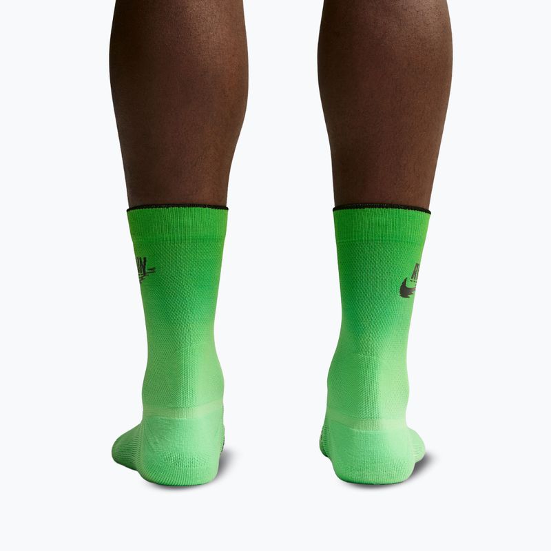 Skarpety Nike Run Midweight illusion green/black 5