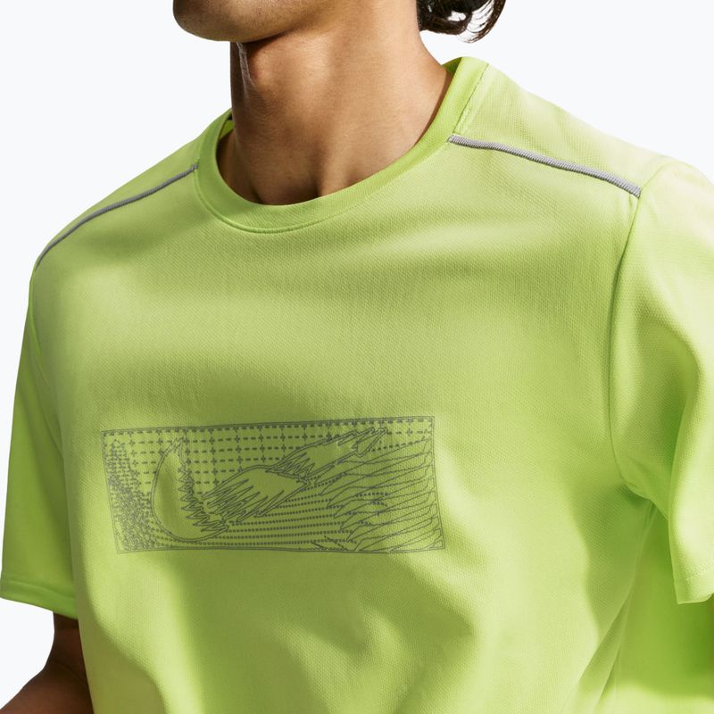 Koszulka do biegania męska Nike Miler light lemon twist 6