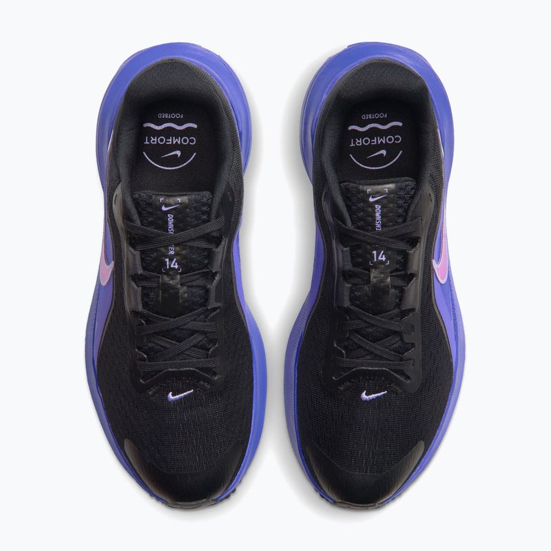 Buty do biegania damskie Nike Downshifter 14 black/persian violet/vivid purple 3