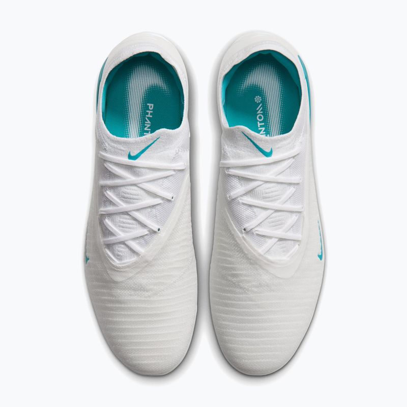 Buty piłkarskie męskie Nike Phantom 6 Low Elite SG white/white/dusty cactus 3