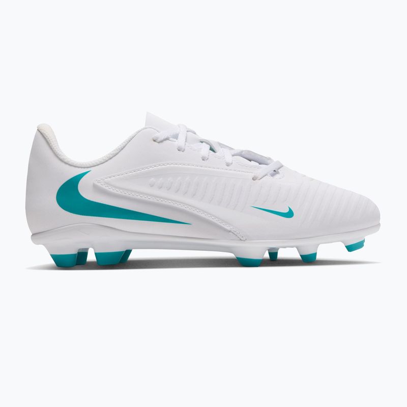 Buty piłkarskie dziecięce Nike Phantom 6 Low Club Jr MG white/white/dusty cactus