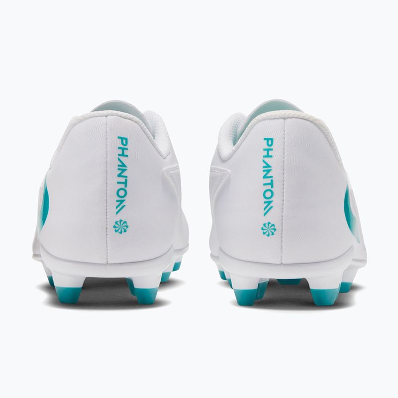 Buty piłkarskie dziecięce Nike Phantom 6 Low Club Jr MG white/white/dusty cactus 2