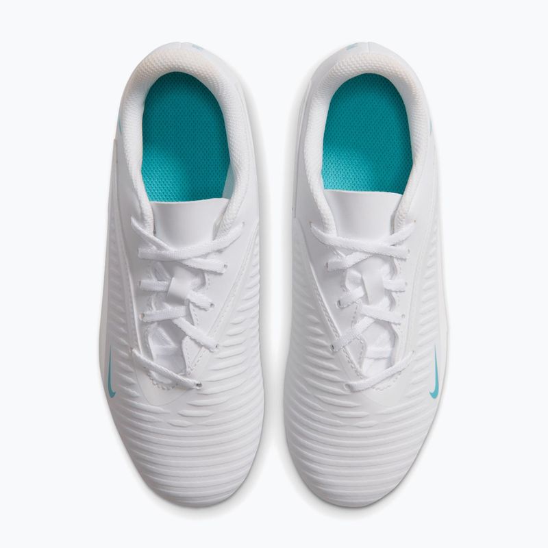 Buty piłkarskie dziecięce Nike Phantom 6 Low Club Jr MG white/white/dusty cactus 3