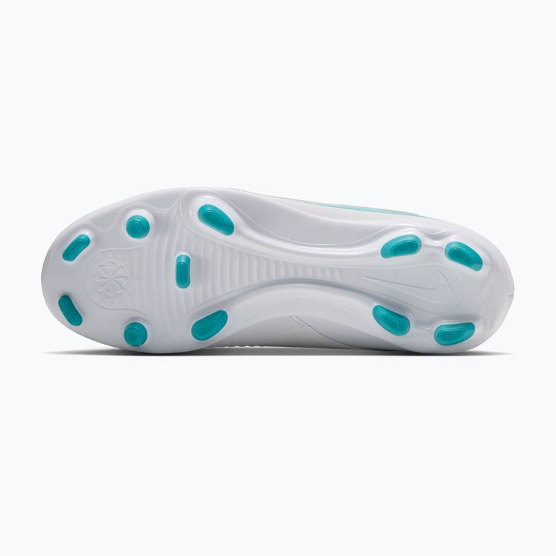 Buty piłkarskie dziecięce Nike Phantom 6 Low Club Jr MG white/white/dusty cactus 4