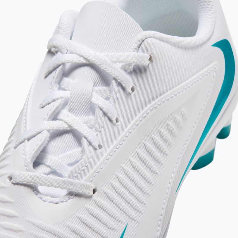 Buty piłkarskie dziecięce Nike Phantom 6 Low Club Jr MG white/white/dusty cactus 5
