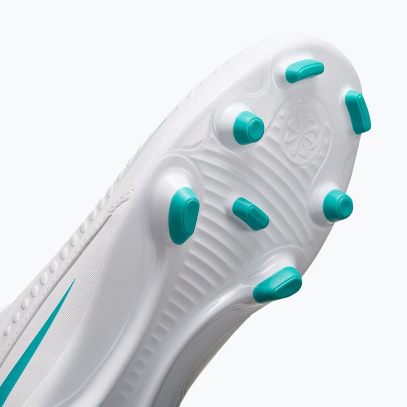 Buty piłkarskie dziecięce Nike Phantom 6 Low Club Jr MG white/white/dusty cactus 7